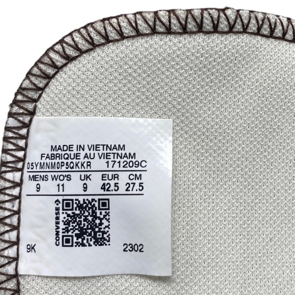 Converse Ctas Lift Platform Casual Brown Canvas Shoes Hi Men Custom 171209C-WWBW - Picture 10 of 11